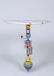 Console "Moulin à café " -  Ht : 0,90 m