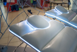 Détail des sièges transat